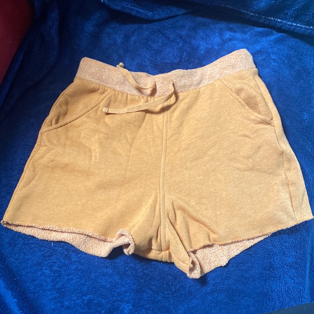 Intimately free people fleece shorts, brown